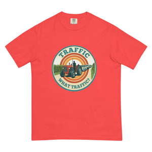 The Tractor Mugs Store Paprika / S Massey Ferguson 35X TRAFFIC WHAT TRAFFIC? Retro | Unisex Premium T-shirt Quality Farmers Merch