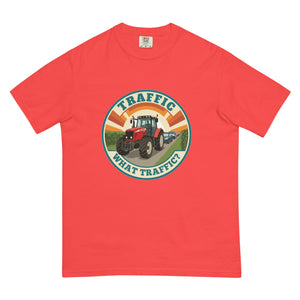 The Tractor Mugs Store Paprika / S Massey Ferguson 6480 TRAFFIC WHAT TRAFFIC? Retro | Unisex Premium T-shirt Quality Farmers Merch