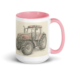 The Tractor Mugs Store Pink / 15 oz McCormick MTX 150 Signature Edition Pencil Sketch | Mug with Color Inside Quality Farmers Merch