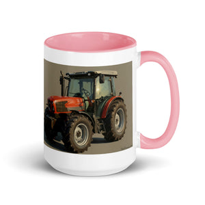 The Tractor Mugs Store Pink / 15 oz SAME Dorado Natural 70 (Stage V) Oil Painting | Mug with Color Inside Quality Farmers Merch