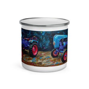 The Tractor Mugs Store Porsche Diesel A111 Splash Art | Enamel Mug Quality Farmers Merch