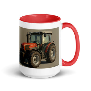 The Tractor Mugs Store Red / 15 oz SAME Dorado Natural 70 (Stage V) Oil Painting | Mug with Color Inside Quality Farmers Merch