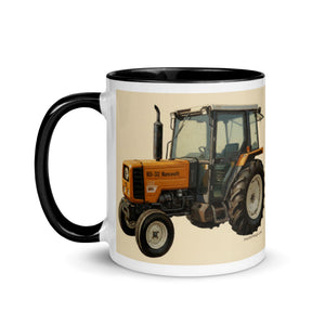 The Tractor Mugs Store Renault 65-32 MX Oil Painting | Mug with Color Inside Quality Farmers Merch