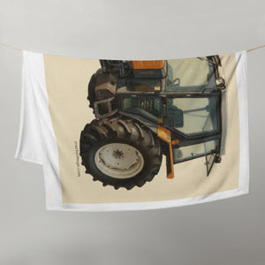 The Tractor Mugs Store Renault 65-32 MX Oil Painting | Throw Blanket Quality Farmers Merch