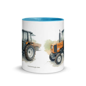 The Tractor Mugs Store Renault 65-32 MX Watercolor | Mug with Color Inside Quality Farmers Merch
