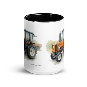 The Tractor Mugs Store Renault 65-32 MX Watercolor | Mug with Color Inside Quality Farmers Merch
