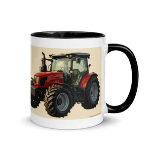 The Tractor Mugs Store SAME Explorer 105 (Stage V) Oil Painting | Mug with Color Inside Quality Farmers Merch