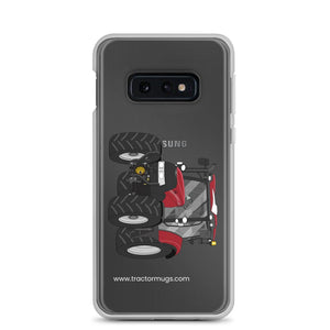 The Tractor Mugs Store Samsung Galaxy S10e Case IH Maxxum 150 Activedrive 8 | Clear Case for Samsung® Quality Farmers Merch