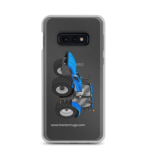 The Tractor Mugs Store Samsung Galaxy S10e New Holland T6 180 Methane | Clear Case for Samsung® Quality Farmers Merch