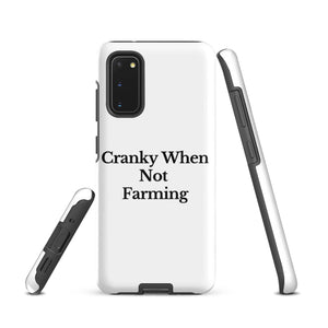 The Tractor Mugs Store Samsung Galaxy S20 CRANKY WHEN NOT FARMING | Tough case for Samsung® Quality Farmers Merch