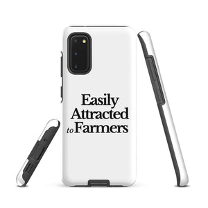 The Tractor Mugs Store Samsung Galaxy S20 EASILY ATTRACTED TO FARMERS | Tough case for Samsung® Quality Farmers Merch