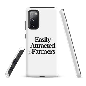 The Tractor Mugs Store Samsung Galaxy S20 FE EASILY ATTRACTED TO FARMERS | Tough case for Samsung® Quality Farmers Merch
