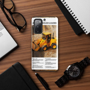 The Tractor Mugs Store Samsung Galaxy S20 FE JCB 415 Loader Advert | Tough case for Samsung® Quality Farmers Merch