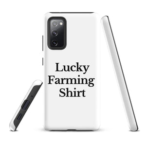 The Tractor Mugs Store Samsung Galaxy S20 FE LUCKY FARMING SHIRT | Tough case for Samsung® Quality Farmers Merch