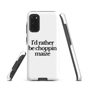 The Tractor Mugs Store Samsung Galaxy S20 I'D RATHER BE CHOPPIN MAIZE | Tough case for Samsung® Quality Farmers Merch