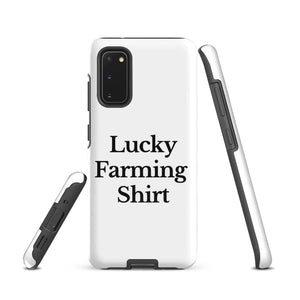 The Tractor Mugs Store Samsung Galaxy S20 LUCKY FARMING SHIRT | Tough case for Samsung® Quality Farmers Merch