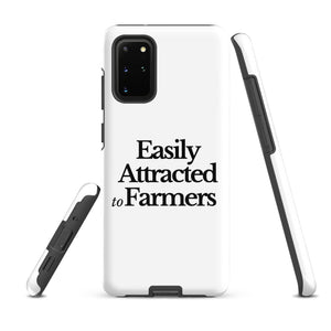 The Tractor Mugs Store Samsung Galaxy S20 Plus EASILY ATTRACTED TO FARMERS | Tough case for Samsung® Quality Farmers Merch