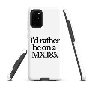 The Tractor Mugs Store Samsung Galaxy S20 Plus I'D RATHER BE ON A MX 135 | Tough case for Samsung® Quality Farmers Merch