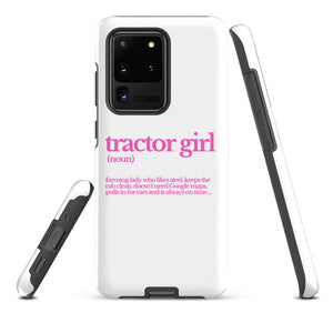 The Tractor Mugs Store Samsung Galaxy S20 Ultra TRACTOR GIRL | Tough case for Samsung® Quality Farmers Merch