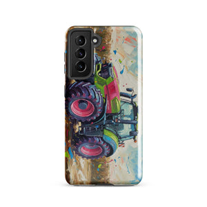 The Tractor Mugs Store Samsung Galaxy S21 Deutz-Fahr 9340 Splash Art | Tough case for Samsung® Quality Farmers Merch