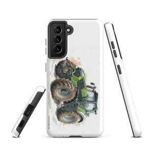 The Tractor Mugs Store Samsung Galaxy S21 Deutz-Fahr 9340 Watercolor | Tough case for Samsung® Quality Farmers Merch