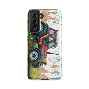 The Tractor Mugs Store Samsung Galaxy S21 FE FIAT 90-90 DT Splash Art | Tough case for Samsung® Quality Farmers Merch