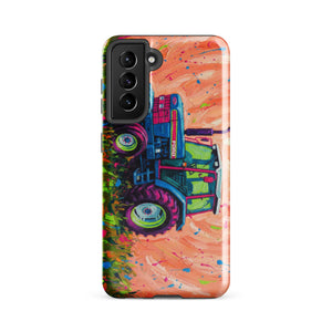 The Tractor Mugs Store Samsung Galaxy S21 FE Ford 6640 Splash Art | Tough case for Samsung® Quality Farmers Merch