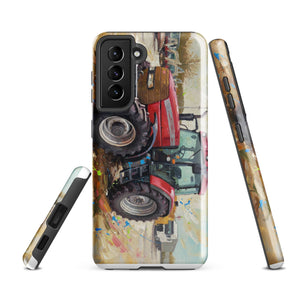 The Tractor Mugs Store Samsung Galaxy S21 FE McCormick MTX 150 Signature Edition Splash Art | Tough case for Samsung® Quality Farmers Merch