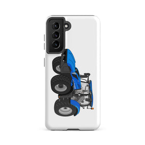 The Tractor Mugs Store Samsung Galaxy S21 FE New Holland T6 180 Methane | Tough case for Samsung® Quality Farmers Merch