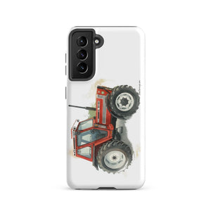The Tractor Mugs Store Samsung Galaxy S21 FIAT 90-90 DT Watercolor | Tough case for Samsung® Quality Farmers Merch