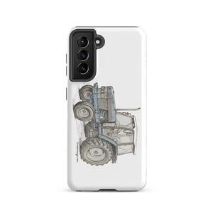 The Tractor Mugs Store Samsung Galaxy S21 Ford 6640 Pencil Sketch | Tough case for Samsung® Quality Farmers Merch