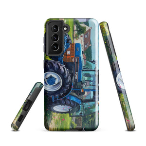 The Tractor Mugs Store Samsung Galaxy S21 Ford 7840 Splash Art | Tough case for Samsung® Quality Farmers Merch