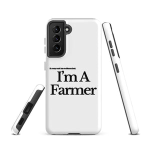 The Tractor Mugs Store Samsung Galaxy S21 I'M A FARMER | Tough case for Samsung® Quality Farmers Merch