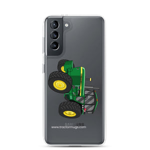 The Tractor Mugs Store Samsung Galaxy S21 John Deere 4240  |  Clear Case for Samsung® Quality Farmers Merch