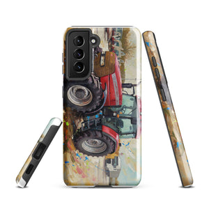 The Tractor Mugs Store Samsung Galaxy S21 McCormick MTX 150 Signature Edition Splash Art | Tough case for Samsung® Quality Farmers Merch