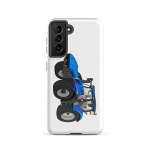 The Tractor Mugs Store Samsung Galaxy S21 New Holland T6 180 Methane | Tough case for Samsung® Quality Farmers Merch