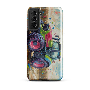 The Tractor Mugs Store Samsung Galaxy S21 Plus Deutz-Fahr 9340 Splash Art | Tough case for Samsung® Quality Farmers Merch