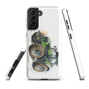 The Tractor Mugs Store Samsung Galaxy S21 Plus Deutz-Fahr 9340 Watercolor | Tough case for Samsung® Quality Farmers Merch
