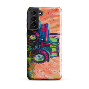The Tractor Mugs Store Samsung Galaxy S21 Plus Ford 6640 Splash Art | Tough case for Samsung® Quality Farmers Merch