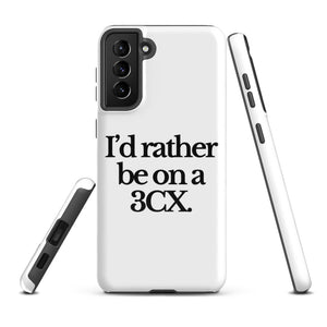 The Tractor Mugs Store Samsung Galaxy S21 Plus I'D RATHER BE ON A 3CX | Tough case for Samsung® Quality Farmers Merch