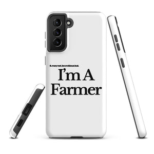 The Tractor Mugs Store Samsung Galaxy S21 Plus I'M A FARMER | Tough case for Samsung® Quality Farmers Merch
