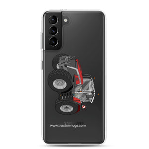 The Tractor Mugs Store Samsung Galaxy S21 Plus Massey Ferguson 9X | Clear Case for Samsung® Quality Farmers Merch