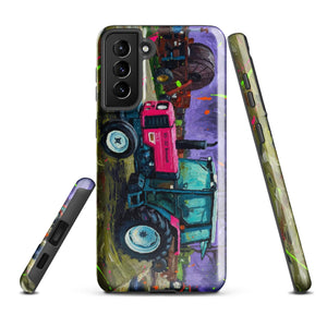 The Tractor Mugs Store Samsung Galaxy S21 Plus Renault 65-32 MX Splash Art | Tough case for Samsung® Quality Farmers Merch