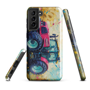 The Tractor Mugs Store Samsung Galaxy S21 Plus Renault ares 696 rz Splash Art | Tough case for Samsung® Quality Farmers Merch