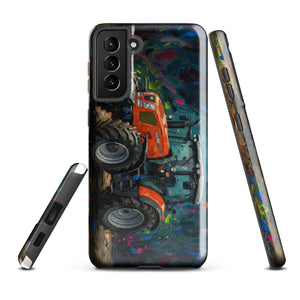 The Tractor Mugs Store Samsung Galaxy S21 Plus SAME Explorer 105 (Stage V) Splash Art | Tough case for Samsung® Quality Farmers Merch