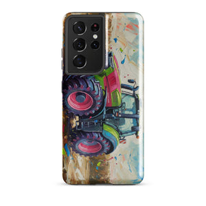 The Tractor Mugs Store Samsung Galaxy S21 Ultra Deutz-Fahr 9340 Splash Art | Tough case for Samsung® Quality Farmers Merch