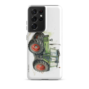 The Tractor Mugs Store Samsung Galaxy S21 Ultra Fendt 308 LSA 4WD Watercolor | Tough case for Samsung® Quality Farmers Merch