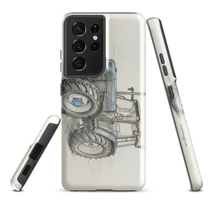 The Tractor Mugs Store Samsung Galaxy S21 Ultra Ford 8340 Pencil Sketch | Tough case for Samsung® Quality Farmers Merch