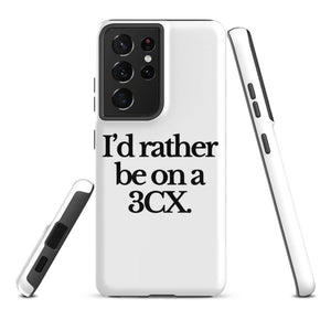 The Tractor Mugs Store Samsung Galaxy S21 Ultra I'D RATHER BE ON A 3CX | Tough case for Samsung® Quality Farmers Merch