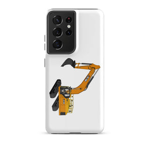 The Tractor Mugs Store Samsung Galaxy S21 Ultra JCB 370 LC | Tough case for Samsung® Quality Farmers Merch